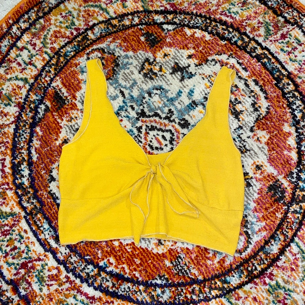 SHEIN cropped tank with tie